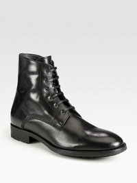 Modern and refined defines this sleek silhouette rendered in smooth Italian leather.Leather upperLeather liningPadded insoleRubber soleMade in Italy Modern and refined defines this sleek silhouette rendered in smooth Italian leather.Leather upperLeather liningPadded insoleRubber soleMade in Italy