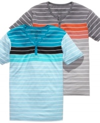 Color correct. Update your henley style with some seasonal colors from Ring of Fire. Color correct. Update your henley style with some seasonal colors from Ring of Fire.
