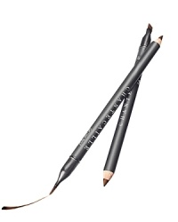 The first long-wearing, water-resistant gel eyeliner housed in an easily sharpened wooden pencil. A finely balanced, smooth gel texture allows for immediate and saturated color delivery. The dual-ended pencil's multi-purpose brush can be used to clean and define a perfect line. It can also be pulled upwards to create a smokey eye effect. One product, two luxurious looks. Bronze - a shimmering, copper brown. The first long-wearing, water-resistant gel eyeliner housed in an easily sharpened wooden pencil. A finely balanced, smooth gel texture allows for immediate and saturated color delivery. The dual-ended pencil's multi-purpose brush can be used to clean and define a perfect line. It can also be pulled upwards to create a smokey eye effect. One product, two luxurious looks. Bronze - a shimmering, copper brown.