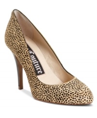 Juicy Couture's Shell pumps find their charm in the sexy, textured upper. This single sole shoe will be your new fave. Juicy Couture's Shell pumps find their charm in the sexy, textured upper. This single sole shoe will be your new fave.