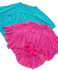 Mini hearts and stars to brighten her day. Pair this pretty circle top from Epic Threads with her favorite swing skirt or skinny jeans. Mini hearts and stars to brighten her day. Pair this pretty circle top from Epic Threads with her favorite swing skirt or skinny jeans.