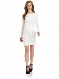 THE LOOKGathered waistGently pleated skirtTwisted hemTHE FITAbout 39 from shoulder to hemTHE MATERIALViscoseCARE & ORIGINDry cleanImportedModel shown is 5'9 (175cm) wearing US size 4. THE LOOKGathered waistGently pleated skirtTwisted hemTHE FITAbout 39 from shoulder to hemTHE MATERIALViscoseCARE & ORIGINDry cleanImportedModel shown is 5'9 (175cm) wearing US size 4.