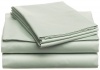 Pinzon Hemstitch 400-Thread-Count Egyptian Cotton Sateen Full Sheet Set, Mint