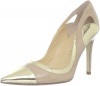 Ivanka Trump Women's Gana Pump,Gold Multi Patent,8.5 M US