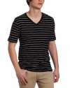 Modern Culture Men's Slub Yarn Dye V-Neck Tee