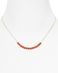 Simple layered necklaces are so right now. Make this look yours with this gold-plated style from Vanessa Mooney, accented by delicate glass beads. Simple layered necklaces are so right now. Make this look yours with this gold-plated style from Vanessa Mooney, accented by delicate glass beads.