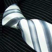 Brand New B. Boss Black White Striped. Silk Mens Neck Tie Zl1040 Brand New B. Boss Black White Striped. Silk Mens Neck Tie Zl1040