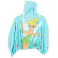 Tinkerbell Fiber Reactive Print Ilusionary Hooded Towel Tinkerbell Fiber Reactive Print Ilusionary Hooded Towel
