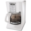 Mr. Coffee SJX20 12-Cup Programmable Coffeemaker, White