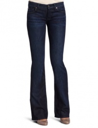 7 For All Mankind Women's Natural Rise Bootcut Jean in Dark Santa Monica