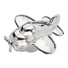 This adorable musical airplane plays Twinkle, Twinkle Little Star and is silver plated for an exquisite presentation in any child's room. Includes a gift box for the perfect baby shower gift.