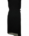 DKNYC Woman Asymmetrical Hem Plus Size Dress Black