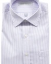 Michael Kors Non-iron Dress Shirt - Blue Cloud Bengal Stripe