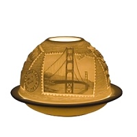 Light up your decor with a luminous votive from Bernardaud, intricately adorned with breathtaking images of San Francisco hotspots. Light up your decor with a luminous votive from Bernardaud, intricately adorned with breathtaking images of San Francisco hotspots.