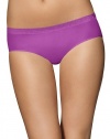 Bali Comfort Revolution Seamless Lace Hipster Panty, 6-Plum Royal