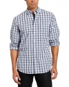 Nautica Men's Long Sleeve Poplin Gingham Woven