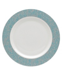With a fresh, feminine feel and exceptional durability, the Lucille Teal dinner plates deliver lasting style to every day and occasion. A fanciful pattern inspired by 1950's lace trims creamy, contemporary porcelain from Denby. (Clearance) With a fresh, feminine feel and exceptional durability, the Lucille Teal dinner plates deliver lasting style to every day and occasion. A fanciful pattern inspired by 1950's lace trims creamy, contemporary porcelain from Denby. (Clearance)