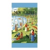 Bring your favorite magazine to the beach...twice! This whimsical Condé Nast beach towel boasts a cool reprint of one of the New Yorker's sunniest summer covers.
