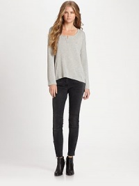 Shift into chic gear with these motocross-inspired skinnies, featuring intricate seaming and zippered cuffs. THE FITRise, about 8½Inseam, about 32THE DETAILSSliding button closureZip flyZippered cuffsFront and back besom pockets98% cotton/2% elastaneMachine washMade in Italy of imported fabricModel shown is 5'10 (177cm) wearing US size 4. Shift into chic gear with these motocross-inspired skinnies, featuring intricate seaming and zippered cuffs. THE FITRise, about 8½Inseam, about 32THE DETAILSSliding button closureZip flyZippered cuffsFront and back besom pockets98% cotton/2% elastaneMachine washMade in Italy of imported fabricModel shown is 5'10 (177cm) wearing US size 4.