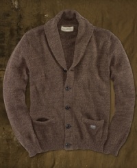 Your vintage-inspired wardrobe demands cozy, durable sweaters that only get better with age, like this soft ringspun cotton shawl cardigan as an essential layering piece. Your vintage-inspired wardrobe demands cozy, durable sweaters that only get better with age, like this soft ringspun cotton shawl cardigan as an essential layering piece.