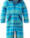 Splendid Littles Baby-Boys  Gladiator Stripe Romper, Electric Blue, 18-24 Months