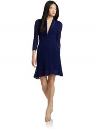 THE LOOKDeep V-neck with tab detailOpen-knit bodicePointelle knit sleeves and waist insetsRib-knit skirtTonal underlayTHE FITAbout 37 from shoulder to hemTHE MATERIAL63% viscose/37% nylonCARE & ORIGINDry cleanImportedModel shown is 5'11 (180cm) wearing US size Small. THE LOOKDeep V-neck with tab detailOpen-knit bodicePointelle knit sleeves and waist insetsRib-knit skirtTonal underlayTHE FITAbout 37 from shoulder to hemTHE MATERIAL63% viscose/37% nylonCARE & ORIGINDry cleanImportedModel shown is 5'11 (180cm) wearing US size Small.