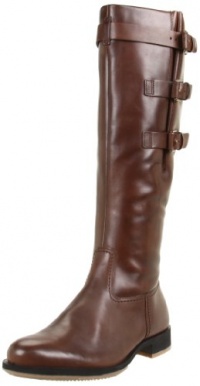 ECCO Women's Saunter GTX Tall 3 Buckle Flat Boot ECCO Women's Saunter GTX Tall 3 Buckle Flat Boot