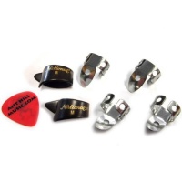 National Finger Picks 4 Finger & 2 Black Thumb Picks Banjo Bluegrass - Medium National Finger Picks 4 Finger & 2 Black Thumb Picks Banjo Bluegrass - Medium