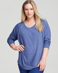 Ease into your weekend in a Nation LTD Plus sweatshirt made with the perfect hint of slouch and finished in a relaxed, weathered wash. Ease into your weekend in a Nation LTD Plus sweatshirt made with the perfect hint of slouch and finished in a relaxed, weathered wash.