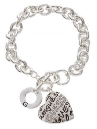 GUESS Online Exclusive - Graffiti GUESS Heart , SILVER
