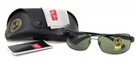 Ray-Ban Undercurrent 3379 Sunglasses Black / Crystal Green