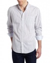 Calvin Klein Jeans Men's Grid Check Long Sleeve Lean Shirt