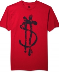 Makin' it rain. This graphic t-shirt from DC Shoes lets you cash in on hip casual style. Makin' it rain. This graphic t-shirt from DC Shoes lets you cash in on hip casual style.