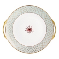 From Bernardaud, jewel-like shapes inspired by the 1940's and an exuberant design imbue this dinnerware pattern with a baroque and precious quality. Etoiles's bold styling offers a new interior aesthetic full of whimsy. From Bernardaud, jewel-like shapes inspired by the 1940's and an exuberant design imbue this dinnerware pattern with a baroque and precious quality. Etoiles's bold styling offers a new interior aesthetic full of whimsy.