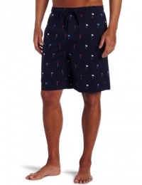 Nautica Men's Knit Allover On Par Printed Sleep Short