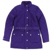 Ralph Lauren Women's Quilted Belted Jacket (Matinee Purple)