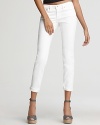 AG Adriano Goldschmied Jeans - The Stilt Cigarette Leg Jeans in Optic White