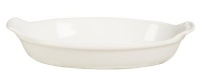 Le Creuset Heritage Stoneware Petite Oval Au Gratin Dish, White