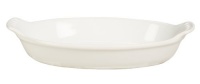 Le Creuset Heritage Stoneware Petite Oval Au Gratin Dish, White Le Creuset Heritage Stoneware Petite Oval Au Gratin Dish, White