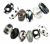 Pandora Style Twelve (12) Piece Charm Bead Set with Murano Style, Lampwork Style and Faceted Glass Style Beads - Fits Pandora, Troll, Biagi and Charmilia - Exact Assortment as Shown (FB99) Pandora Style Twelve (12) Piece Charm Bead Set with Murano Style, Lampwork Style and Faceted Glass Style Beads - Fits Pandora, Troll, Biagi and Charmilia - Exact Assortment as Shown (FB99)