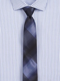 A sleek, sophisticated plaid design lends a handsome finish to your classic, tailored wardrobe.About 2½ wideSilkDry cleanMade in Italy A sleek, sophisticated plaid design lends a handsome finish to your classic, tailored wardrobe.About 2½ wideSilkDry cleanMade in Italy