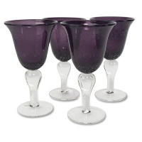 Iris Goblet in Plum (Set of 4) Iris Goblet in Plum (Set of 4)