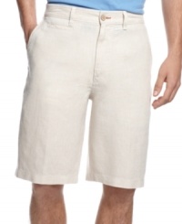 These lightweight linen shorts from Tommy Bahama make finding your summer style a breeze. These lightweight linen shorts from Tommy Bahama make finding your summer style a breeze.