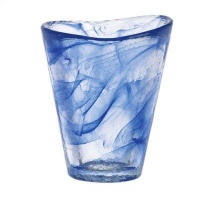 Mine Blue Tumbler Glass Mine Blue Tumbler Glass