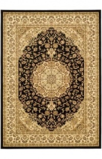 Safavieh Lyndhurst Collection LNH222A Black and Ivory Area Rug, 3-Feet 3-Inch by 5-Feet 3-Inch Safavieh Lyndhurst Collection LNH222A Black and Ivory Area Rug, 3-Feet 3-Inch by 5-Feet 3-Inch