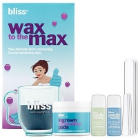 Bliss Wax To The Max The Ultimate Fuzz-Removing, Bump-Banishing Duo Bliss Wax To The Max The Ultimate Fuzz-Removing, Bump-Banishing Duo
