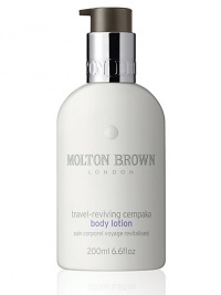 Refresh and rehydrate the skin. Whether it's a daily commute or long-haul flight, acclimatise after your journey with this rebalancing body lotion. Your senses will feel soothed while your skin is smoothed and moisturized. 6.6 oz. Refresh and rehydrate the skin. Whether it's a daily commute or long-haul flight, acclimatise after your journey with this rebalancing body lotion. Your senses will feel soothed while your skin is smoothed and moisturized. 6.6 oz.