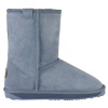 EMU Womens Fur Boots Stinger Lo W10002 Blue Sheepskin Fur Lining