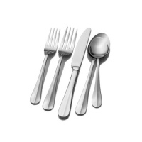 Pfaltzgraff Everyday Simplicity 53-Piece Flatware Set, Service for 8 Pfaltzgraff Everyday Simplicity 53-Piece Flatware Set, Service for 8