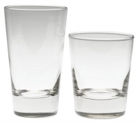 Libbey Geo Heavy Base Tumblers, Set of 16 Libbey Geo Heavy Base Tumblers, Set of 16